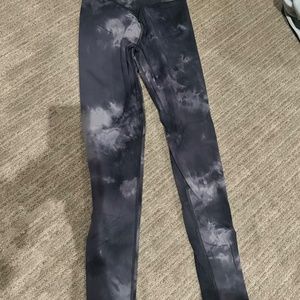 Kamo Fitness Ellyn Leggings Black Tie Dye Size Small